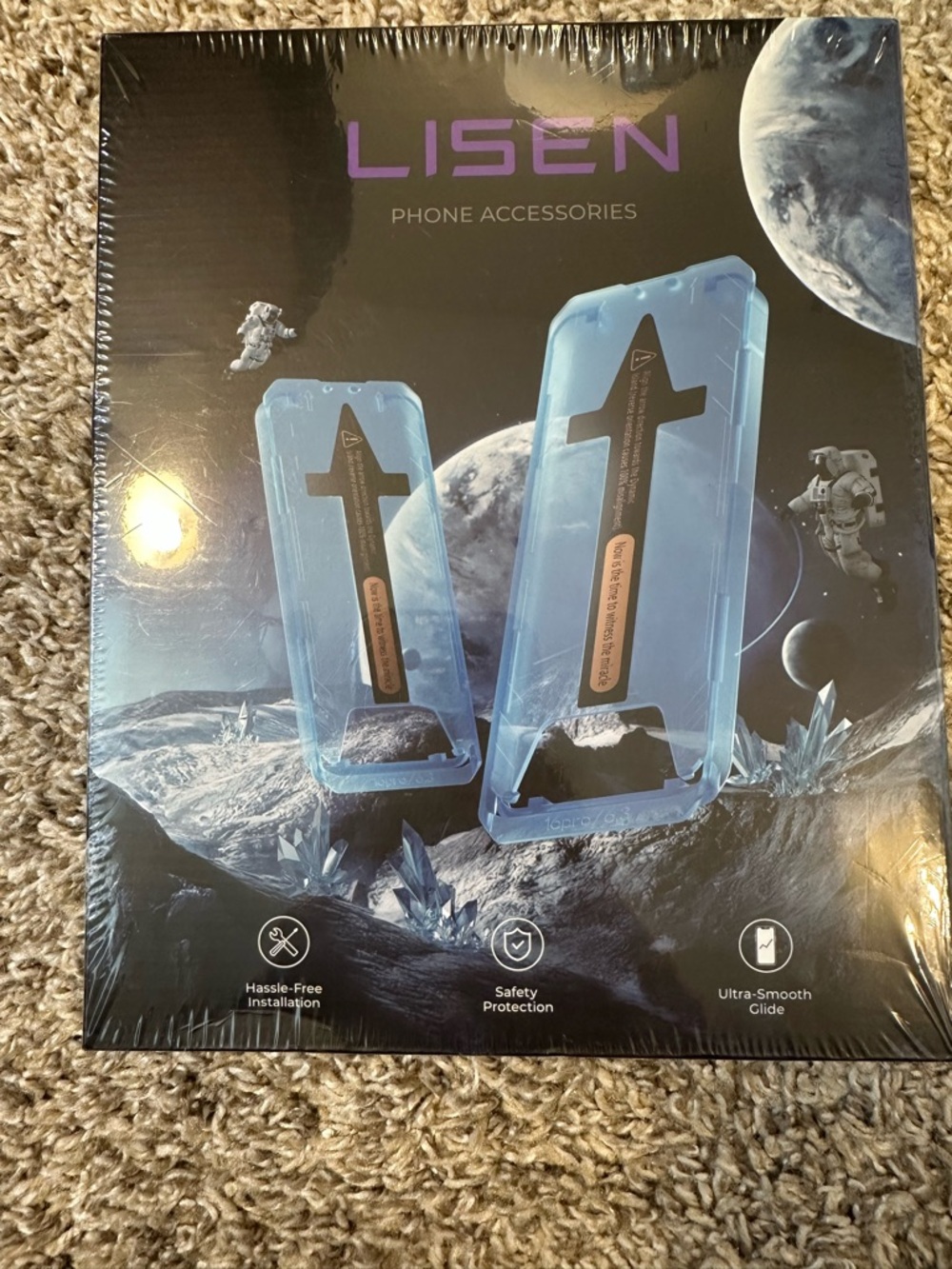 LISEN G123 HD IPhone 17 ProMax Tempered Glass - 2pck